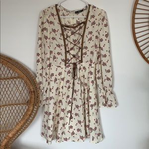 Floral boho dress
